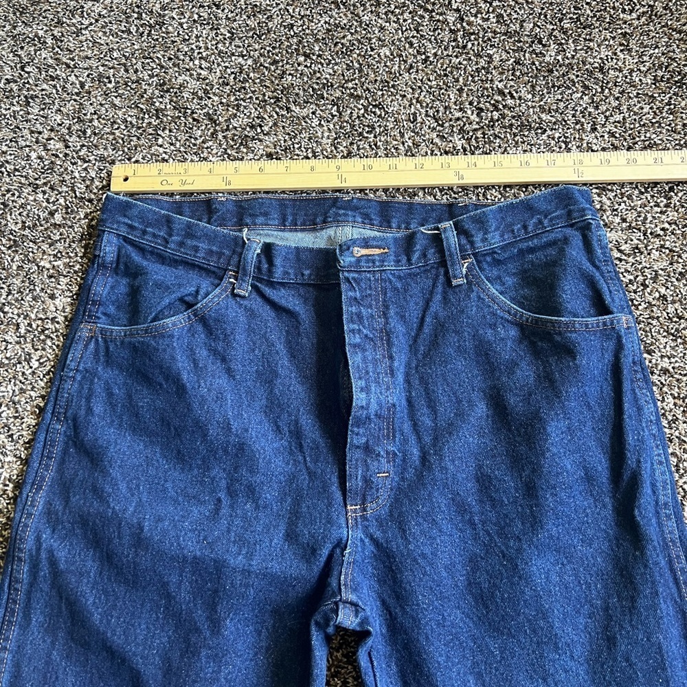 Rustler Blue Straight Jeans Classic Denim - Picture 2 of 6